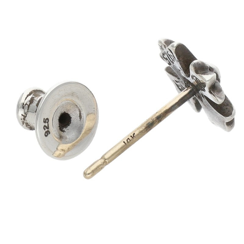 Chrome Hearts No2 CH Plus Stud Silver Earring Size ONE SIZE