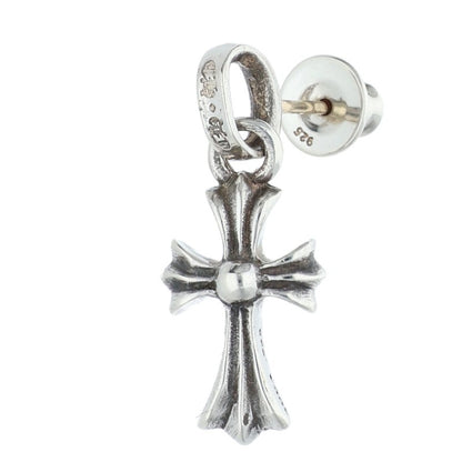 Chrome Hearts Baby Fat Drop Silver Earring Size ONE SIZE