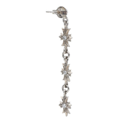 Chrome Hearts 18K Tiny E CH Plus 3 Diamond WG Size ONE SIZE