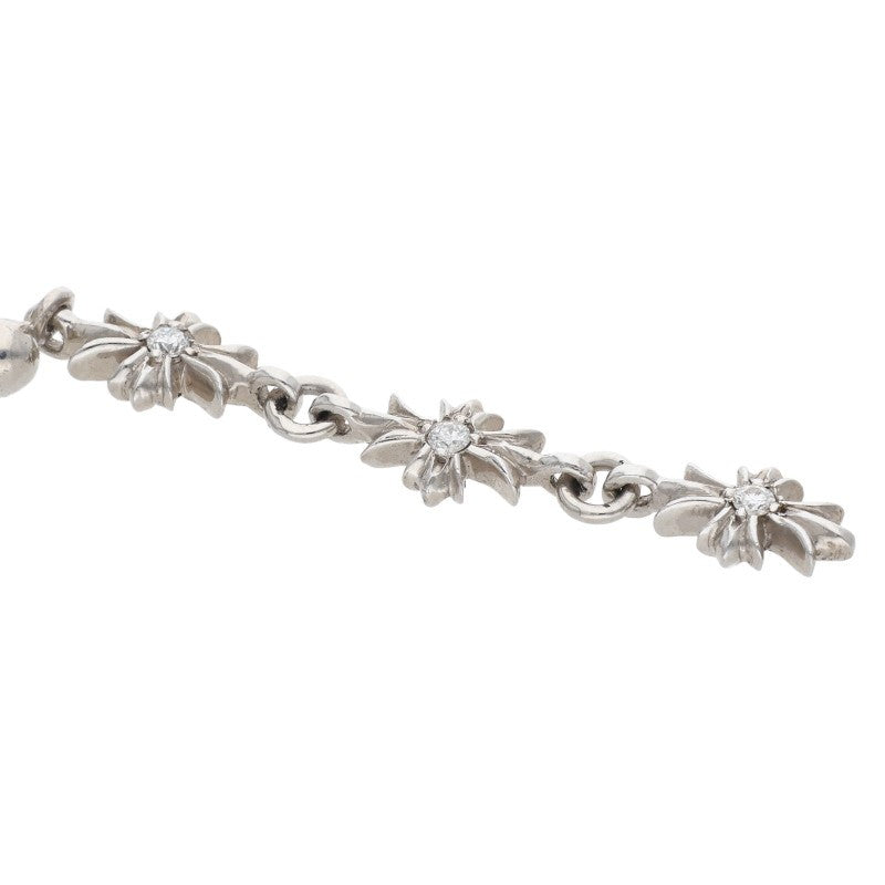 Chrome Hearts 18K Tiny E CH Plus 3 Diamond WG Size ONE SIZE