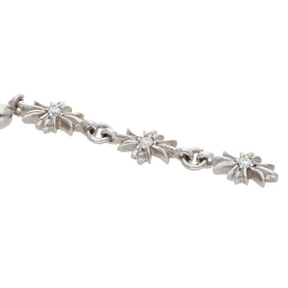 Chrome Hearts 18K Tiny E CH Plus 3 Diamond WG Size ONE SIZE