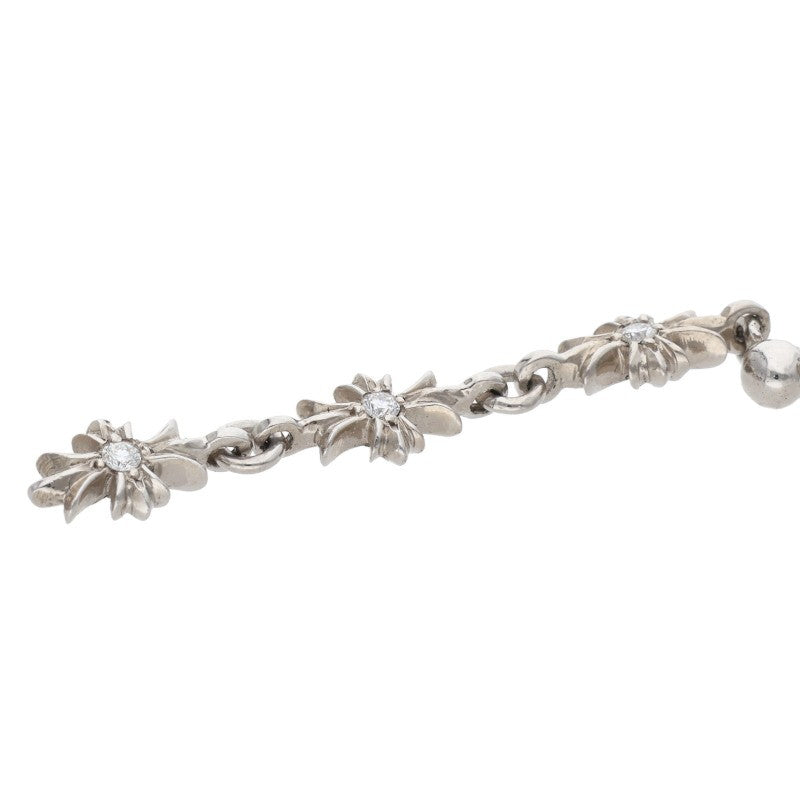 Chrome Hearts 18K Tiny E CH Plus 3 Diamond WG Size ONE SIZE