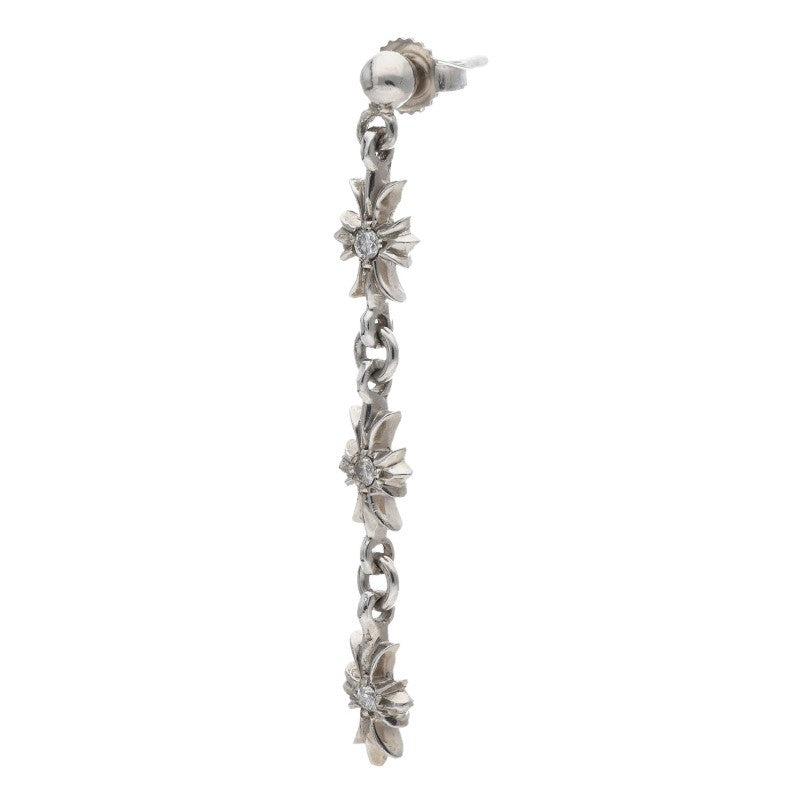 Chrome Hearts 18K Tiny E CH Plus 3 Diamond WG Size ONE Multi