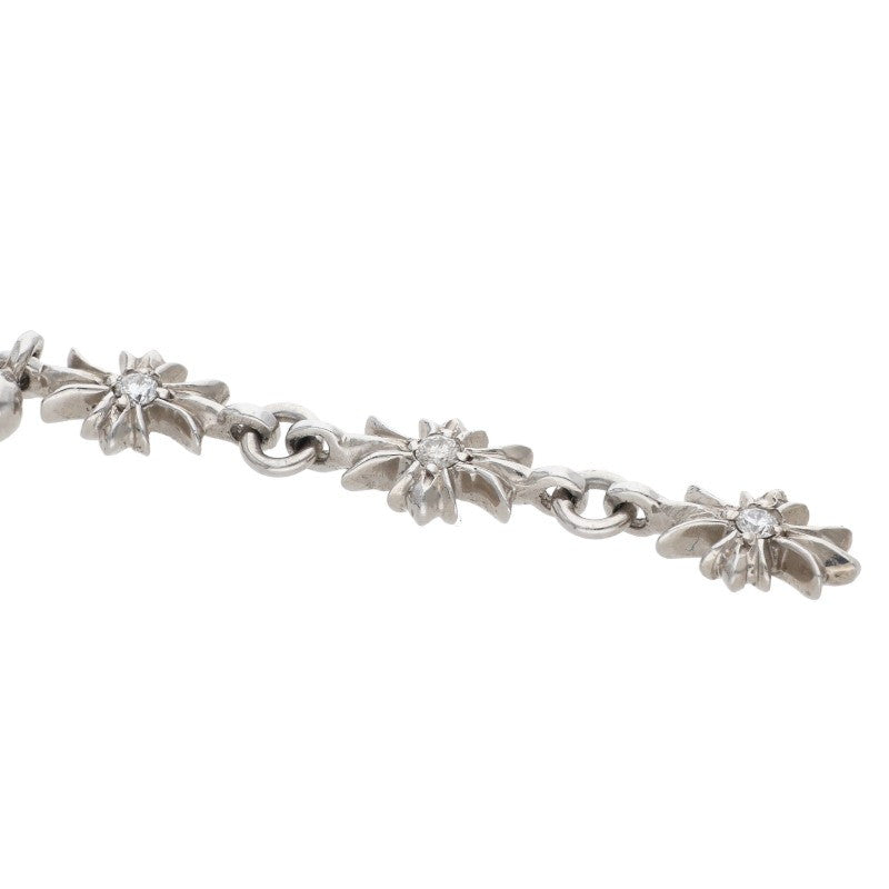 Chrome Hearts 18K Tiny E CH Plus 3 Diamond WG Size ONE Multi