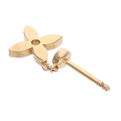 LOUISVUITTON K18PG Monogram Diamond Earring Size ONE SIZE