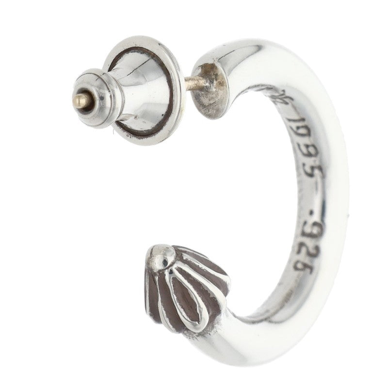 Chrome Hearts Plain Hoop Silver Earring Size ONE SIZE