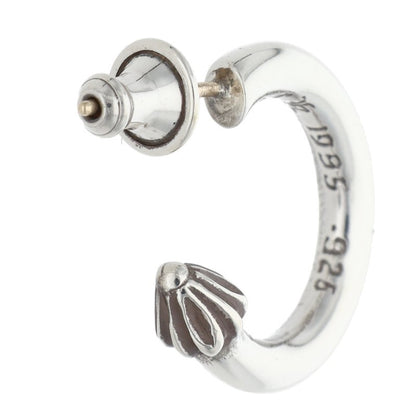 Chrome Hearts Plain Hoop Silver Earring Size ONE SIZE