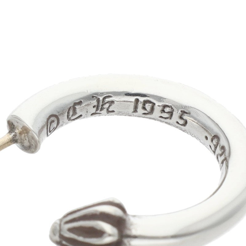 Chrome Hearts Plain Hoop Silver Earring Size ONE SIZE