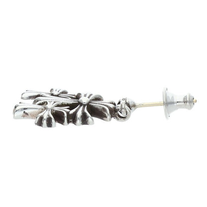 Chrome Hearts Triple CH Cross Silver Earring Size ONE SIZE
