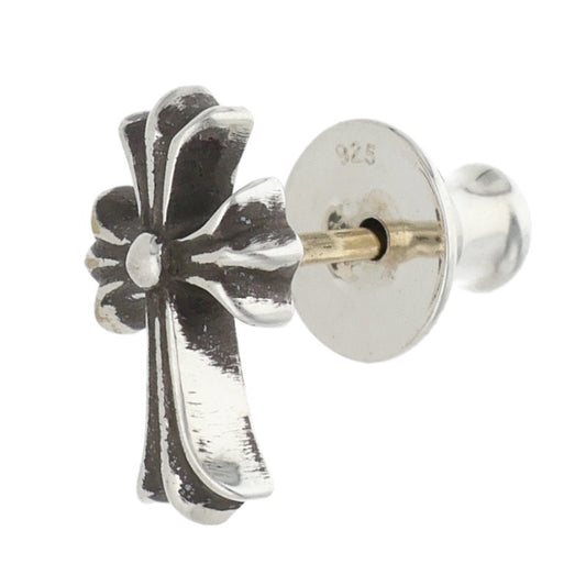 Chrome Hearts CH Cross Fat Stud Silver Earring Size ONE SIZE