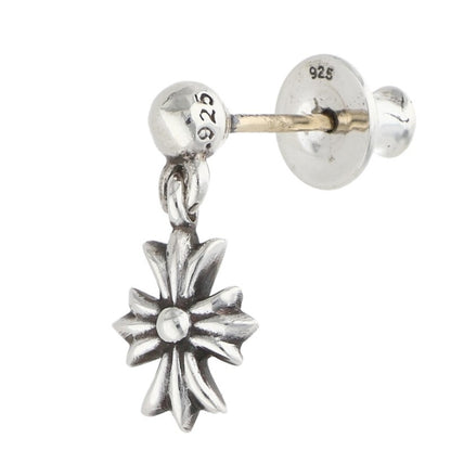 Chrome Hearts Tiny E CH Plus Drop Silver 925 Size ONE SIZE