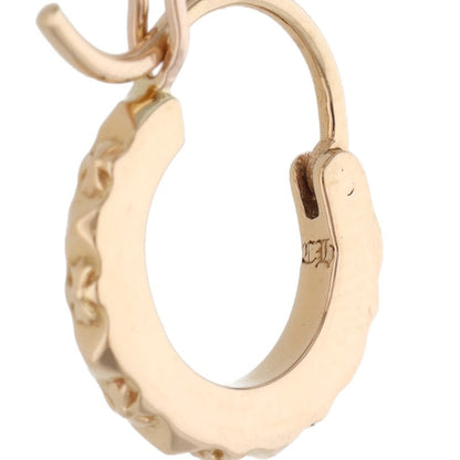 Chrome Hearts 22K Tiny TFP Hoop Gold Earring Size ONE SIZE