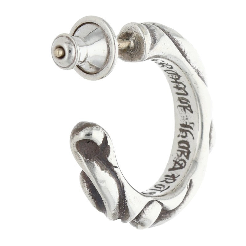 Chrome Hearts Scroll Hoop Silver 925 Earring Size ONE SIZE