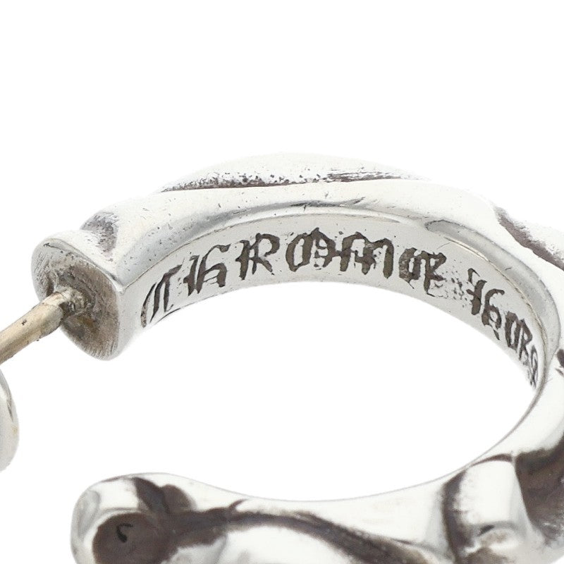 Chrome Hearts Scroll Hoop Silver 925 Earring Size ONE SIZE