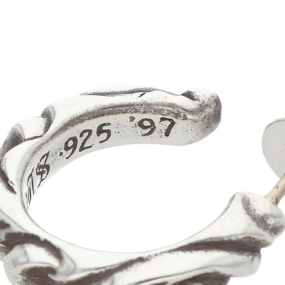 Chrome Hearts Scroll Hoop Silver 925 Earring Size ONE SIZE