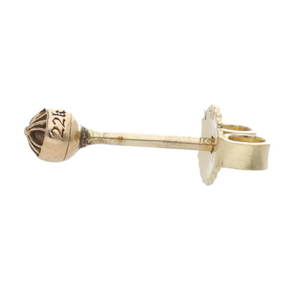 Chrome Hearts 22K STUD CRS BALL MINI Gold Size ONE SIZE
