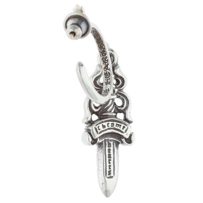 Chrome Hearts Dagger Hoop Silver 925 Earring Size ONE SIZE