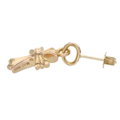 Chrome Hearts 22K Baby Fat Drop Gold Earring Size ONE Yellow