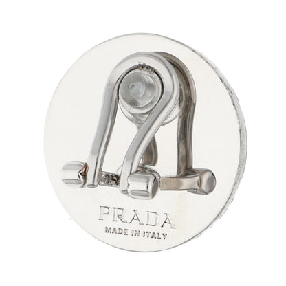 PRADA DRIFT Single Earring Black Silver