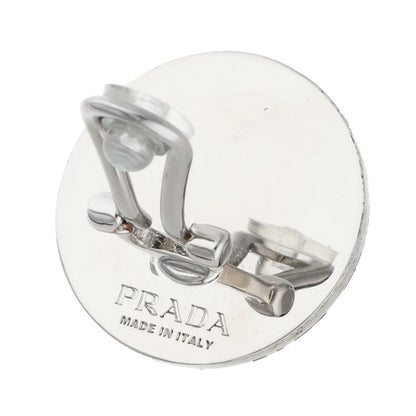 PRADA DRIFT Single Earring Black Silver