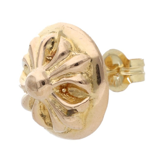 Chrome Hearts 22K Yellow Gold Cross Ball Stud Size ONE SIZE
