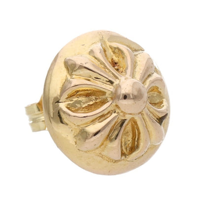 Chrome Hearts 22K Yellow Gold Cross Ball Stud Size ONE SIZE