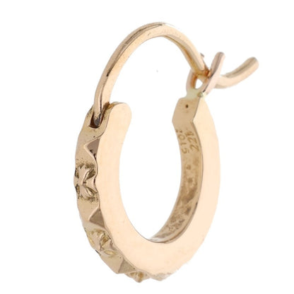 Chrome Hearts 22K Tiny TFP Hoop Yellow Gold Size ONE SIZE