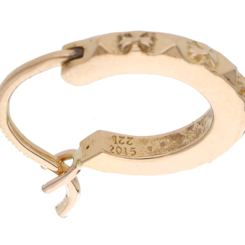 Chrome Hearts 22K Tiny TFP Hoop Yellow Gold Size ONE SIZE