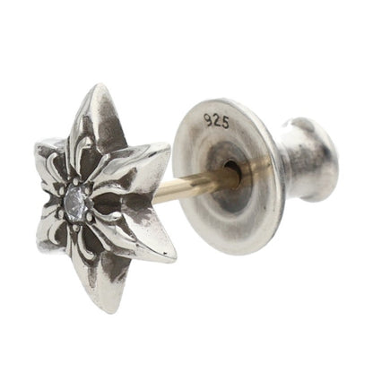 Chrome Hearts CO Star Stud 1 Diamond Silver Size ONE SIZE