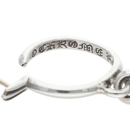 Chrome Hearts Tiny CH Cross Hoop Silver Size ONE SIZE