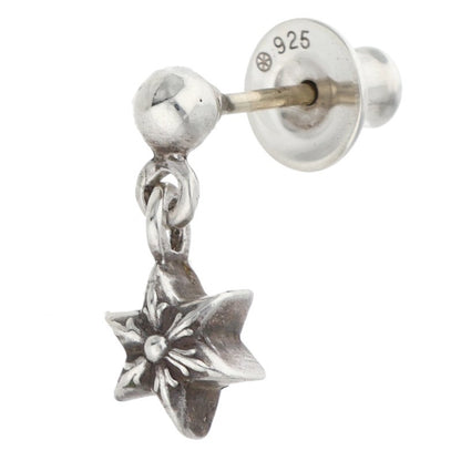 Chrome Hearts TNY STR DRP 1 Tiny Star Drop Size ONE Silver