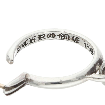 Chrome Hearts Tiny CH Cross Hoop Silver Size ONE SIZE