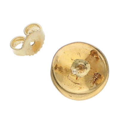 Chrome Hearts 22K Yellow Gold Cross Ball Stud Size ONE SIZE