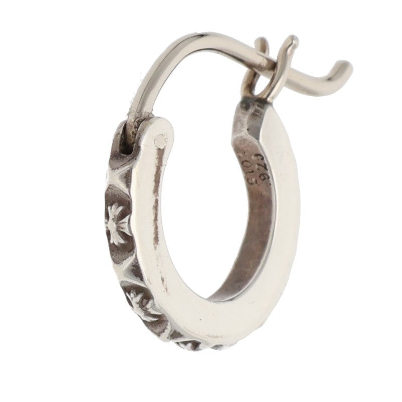 Chrome Hearts Tiny TFP Hoop Silver Size ONE SIZE