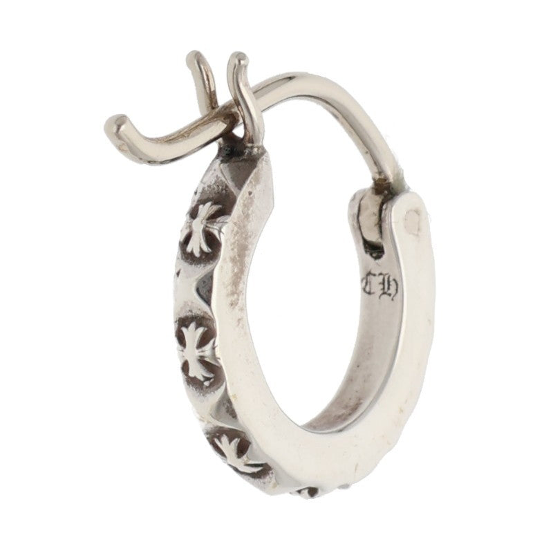 Chrome Hearts Tiny TFP Hoop Silver Size ONE SIZE