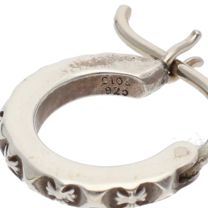 Chrome Hearts Tiny TFP Hoop Silver Size ONE SIZE
