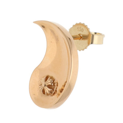 Chrome Hearts YIN YANG 22K Yellow Gold Earring Size ONE SIZE