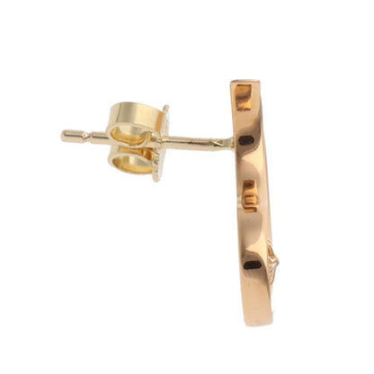 Chrome Hearts YIN YANG 22K Yellow Gold Earring Size ONE SIZE