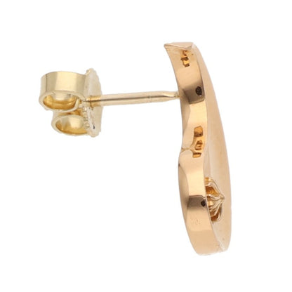 Chrome Hearts YIN YANG 22K Yellow Gold Earring Size ONE SIZE