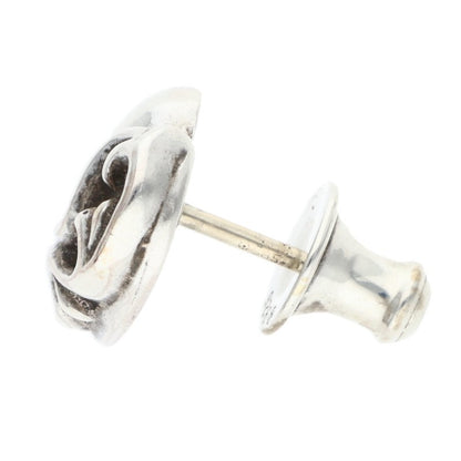 Chrome Hearts STUD HEART Silver Earring Size ONE SIZE