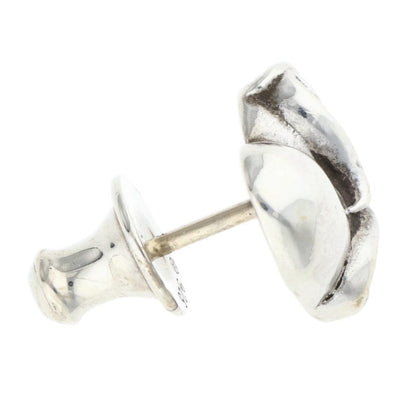 Chrome Hearts STUD HEART Silver Earring Size ONE SIZE