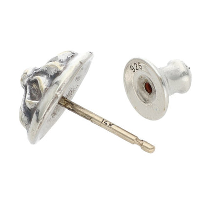 Chrome Hearts CRSBLL Cross Ball Silver Earring Size ONE SIZE