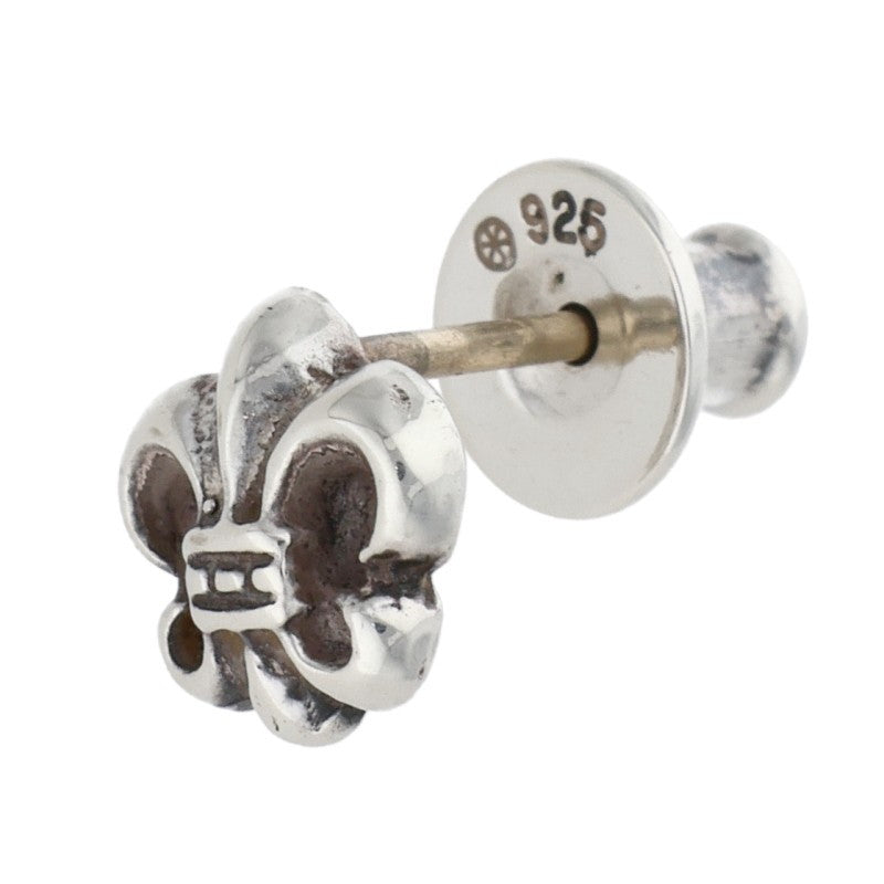 Chrome Hearts BS FLEUR Stud Silver Earring Size ONE SIZE