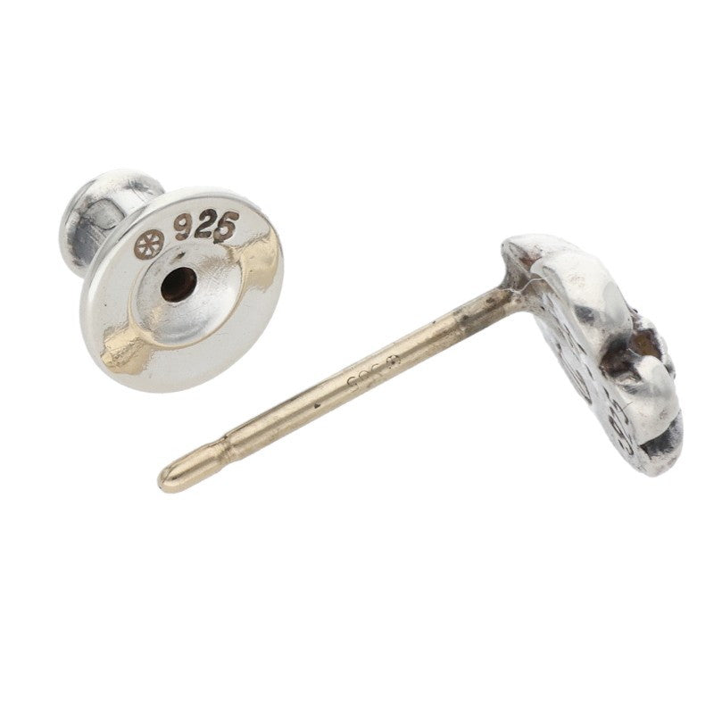 Chrome Hearts BS FLEUR Stud Silver Earring Size ONE SIZE