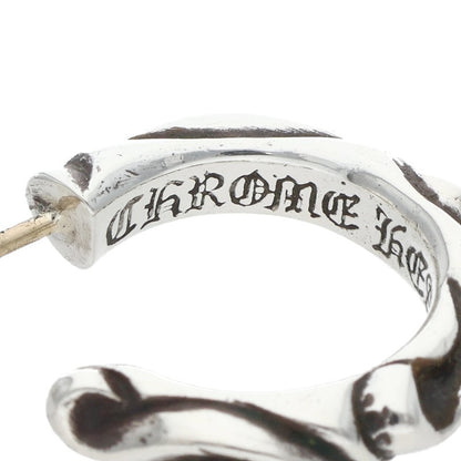Chrome Hearts SCROLL HOOP Silver Earring Size ONE SIZE