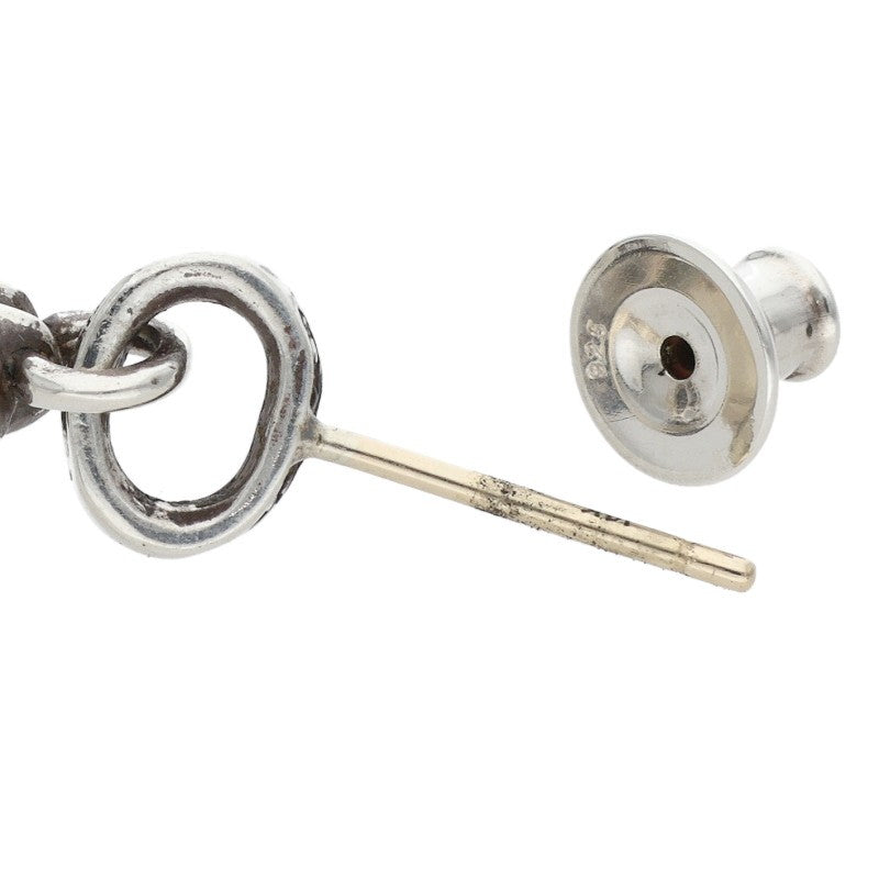 Chrome Hearts BABY FAT Drop Silver Earring Size ONE SIZE