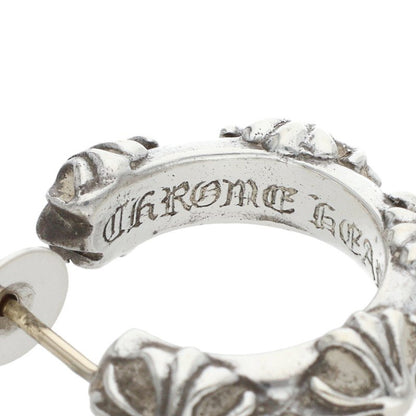 Chrome Hearts HOOP CROSS SML Silver Earring Size ONE SIZE