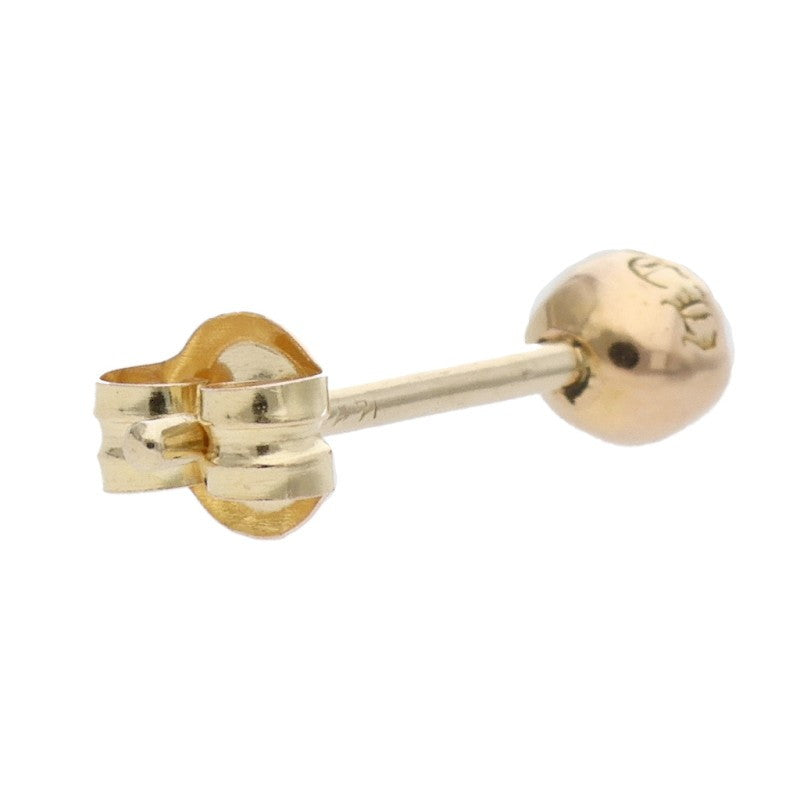 Chrome Hearts 22K MINI CRS BALL Stud Gold Size ONE SIZE