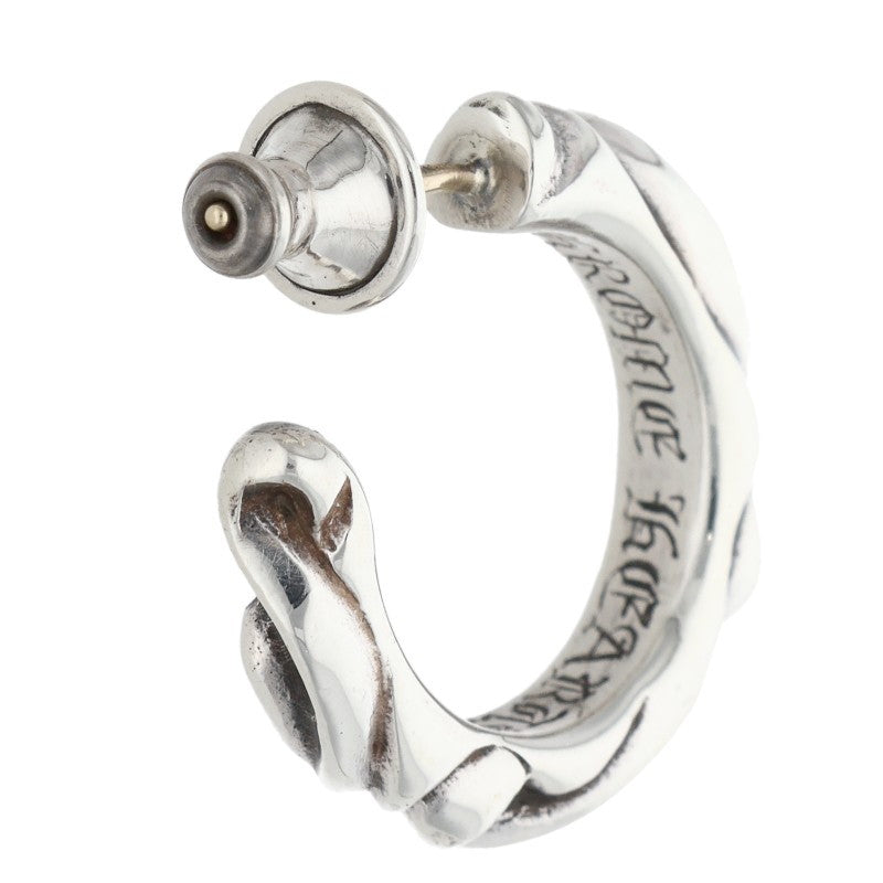 Chrome Hearts HOOP SCROLL 1 Silver Earring Size ONE SIZE