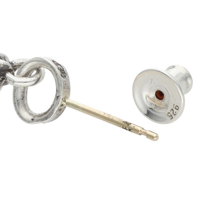 Chrome Hearts BABY FAT Drop Silver Earring Size ONE SIZE